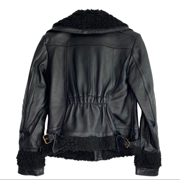 Soft Lamb Leather Flight Aviator Style Jacket - Picture 2 of 5